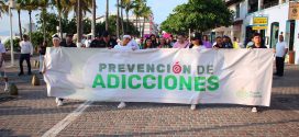 Desfilan en Puerto Vallarta para conmemorar el Día Internacional de la Lucha Contra el Uso Indebido de Sustancias