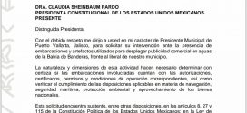 Munguía pide intervención federal por publicidad en embarcaciones en la Bahía de Banderas