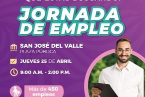 Invitan a la Jornada del Empleo de San José del Valle