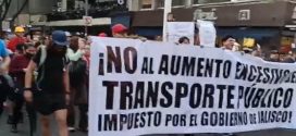 Alza Arbitraria a Tarifa del Transporte Público en Jalisco, Ahogará la Economía Familiar: Manifestantes