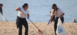 Recolectan 472 kilos de residuos en primer rally de limpieza en playa del Holi