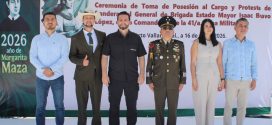 Luis Munguía Atestigua Cambio de mando en la 41°  Zona Militar
